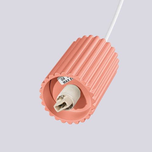 Sollux Lighting Hanglamp HALO 3P perzik - 25x25x125cm