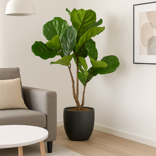 Flourify kunstplant - Ficus Lyrata - 80 cm