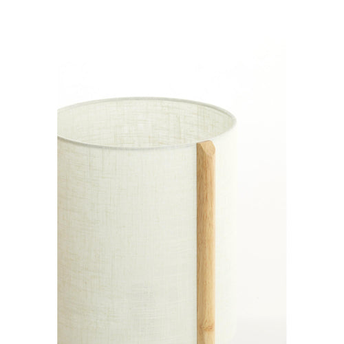 Light & Living tafellamp Litto - bruin - Ø28cm