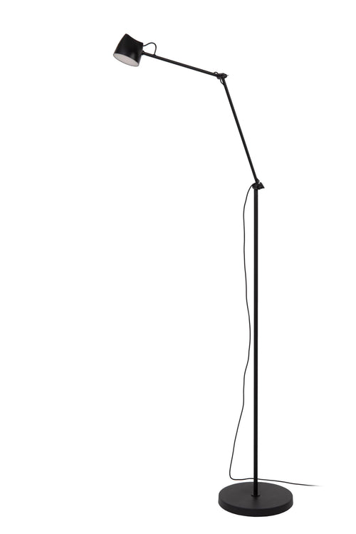 Lucide vloerlamp MILNE - Geïntegreerde LED - Zwart - vtwonen shop