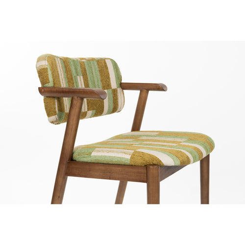 Dutchbone Sara Eetkamerstoelen Groen - Set van 2