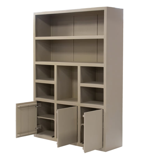 Giga Meubel Wandkast Xander - Hardhout/Hout - Beige - 160x46x220cm - vtwonen shop