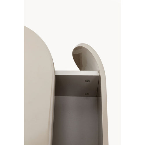 Kare Design Nachtkastje Groove taupe