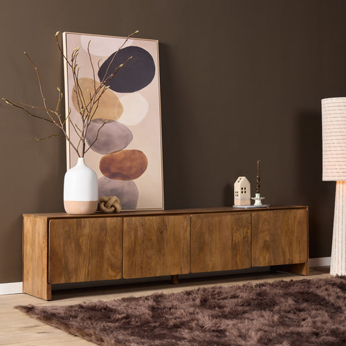 Starfurn  tv meubel Tense - bruin - 40x200x50cm