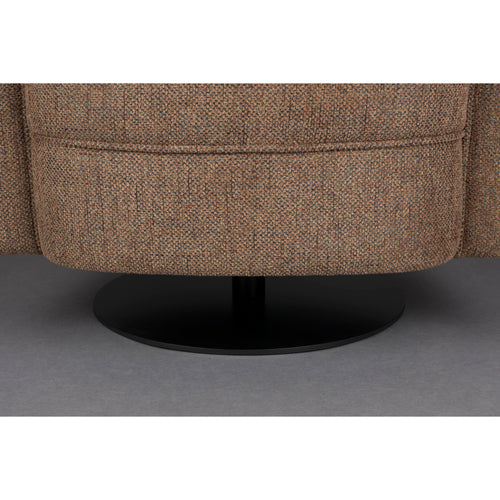 Dutchbone Flower Draaistoel Bruin - vtwonen shop