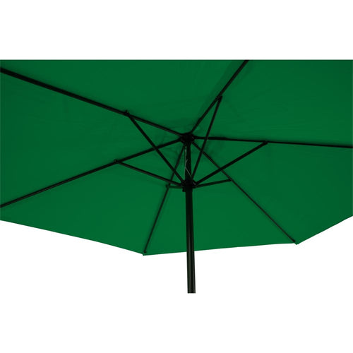 Lesli Living push-up parasol Gemini - groen - Ø300cm