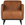 WOOOD fauteuil Statement - Polyester - Chestnut - 77x72x93