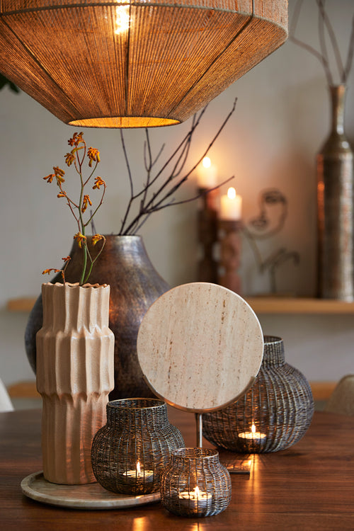 Light & Living ornament MORENO - 25.5x10x38.5cm - bruin - vtwonen shop