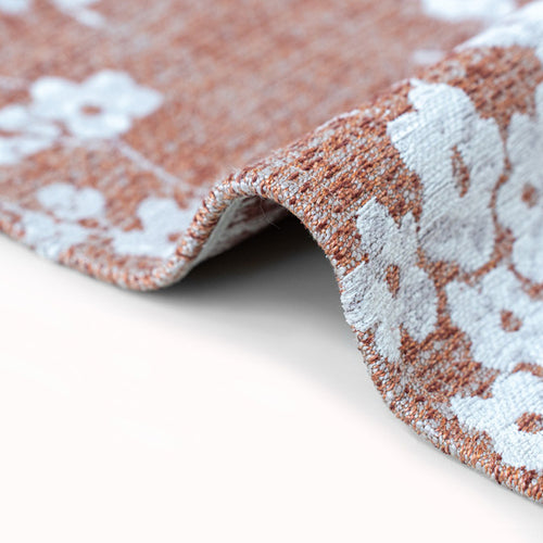 Louis De Poortere binnen & buiten machinewasbaar vloerkleed Sakura van 70% gerecycled PET - roze - 280x390cm