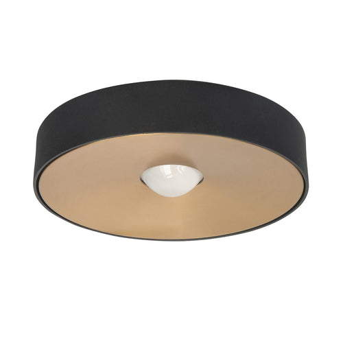 Highlight plafondlamp Bright - 1 lichts - 20  x 4.5   cm - zwart goud - vtwonen shop