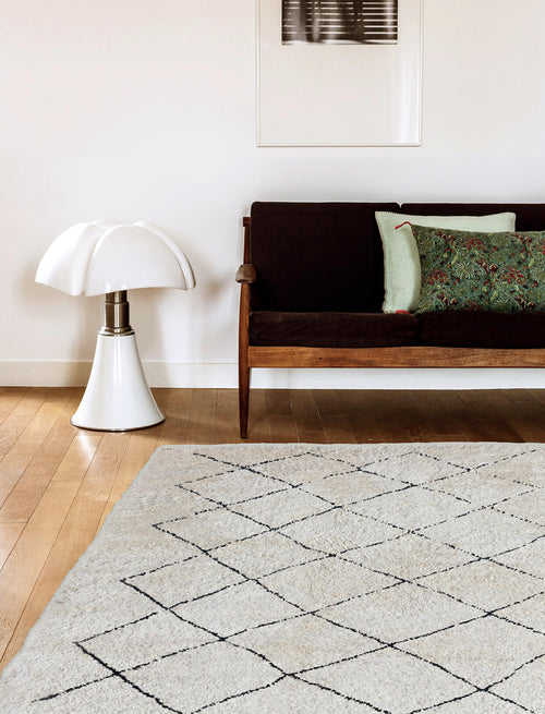 AFK Living vloerkleed Berber - handgemaakt - Wol - 120 cm x 170 cm