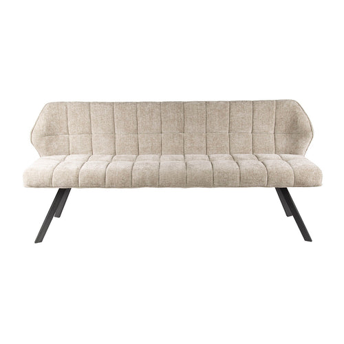 Giga Meubel Eetkamerbank Raster - Zand - 180x59x84cm