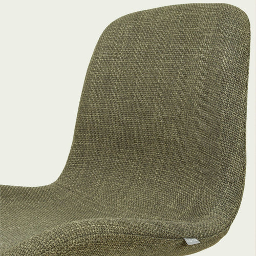 Nolon Nino-Fé barkruk forestgroen - wit onderstel - 75 cm - vtwonen shop