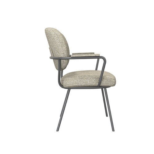 LABEL51 Eetkamerstoel Lausanne - Naturel/Zwart - vtwonen shop