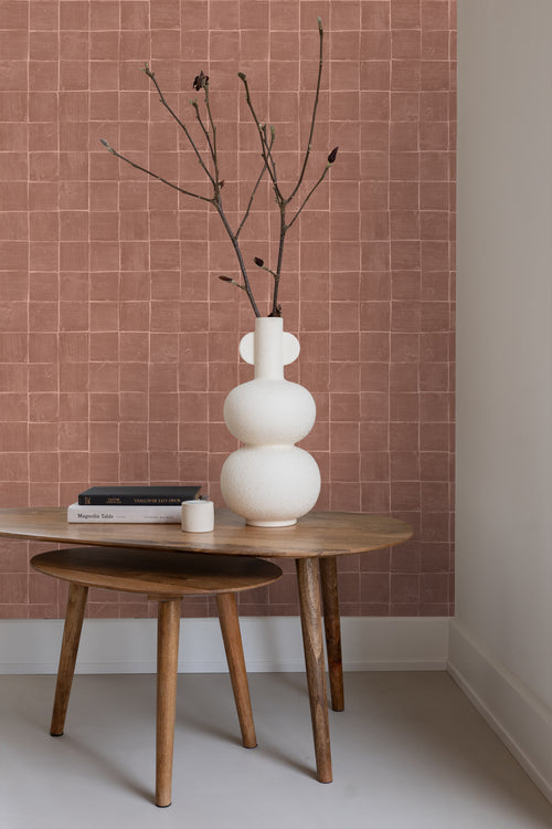 Origin Wallcoverings behang tegelmotief bruin - 50 x 900 cm - 348046 - vtwonen shop