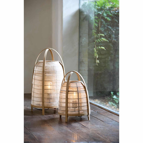 Light & Living tafellamp Jacinto - bruin - Ø27cm