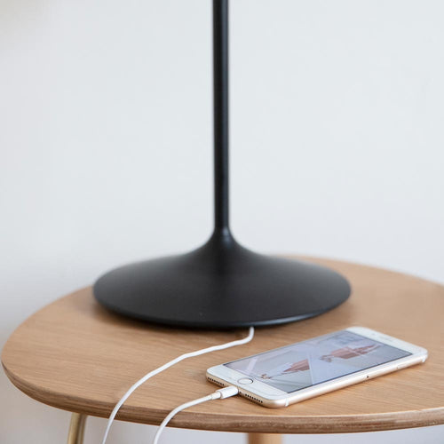 Umage Sante tafellamp standaard black - met usb aansluiting - vtwonen shop