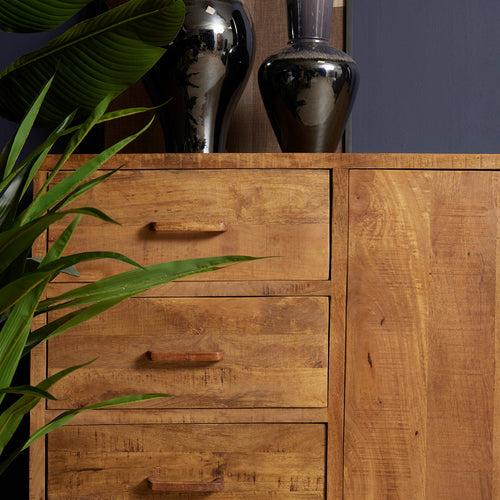 StarFurn Dressoir Omaha - Naturel Mangohout - 180x45x90cm