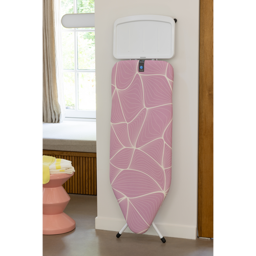 Brabantia Strijkplank C, 124x45 cm, solide stoomunithouder - Lilac Waves