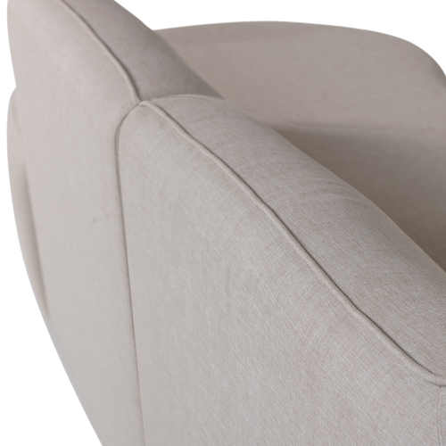 WOOOD loungeset organisch tuin Chios - Aluminium - Naturel - 71x258x168