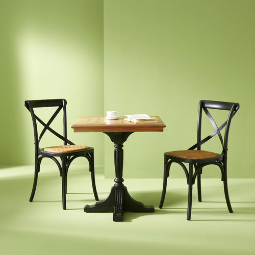 Signature - BISTROT Set van 2 Eetkamerstoelen - Naturel - 61x89x51 cm