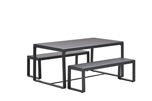 Amada picknick set - carbon black