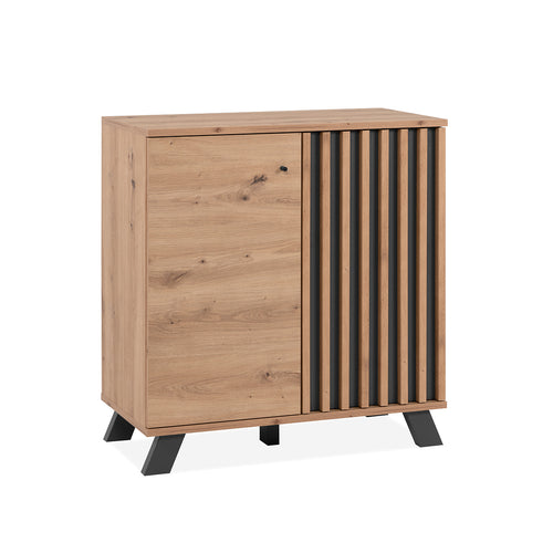Calicosy - LUBLIN Dressoir 2 deuren - Licht hout - 40x80x85 cm