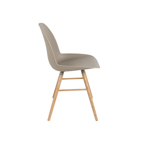 Zuiver Albert Kuip Eetkamerstoelen Taupe - Set van 2 - vtwonen shop