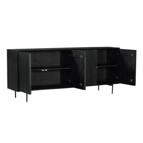 Starfurn  dressoir Madison - zwart - 45x210x85cm