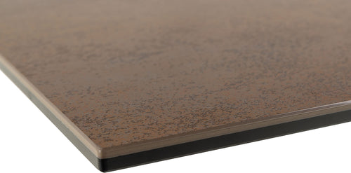 Rebellenclub Eetkamertafel Cardiff - 160 x 90cm - Bruin Keramiek - vtwonen shop