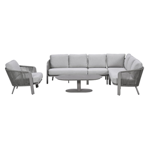 Garden Impressions Loungeset Ryan hoek 6-delig - taupe