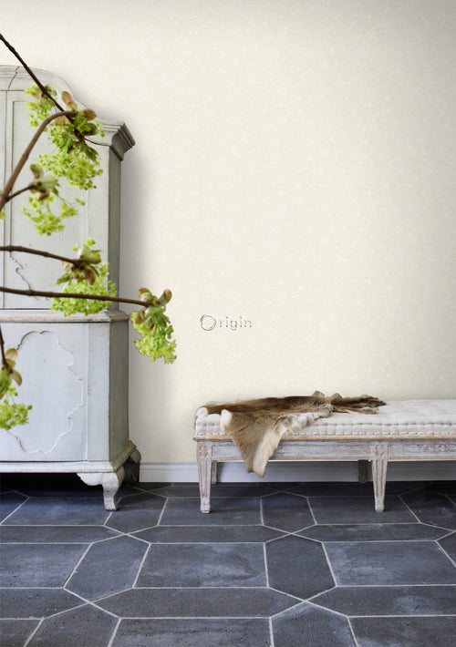 Origin Wallcoverings behang effen crème - 53 cm x 10,05 m - 346202 - vtwonen shop