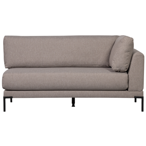 vtwonen eetbank hoekelement links - Polyester - Taupe - 73x80x170 - vtwonen shop