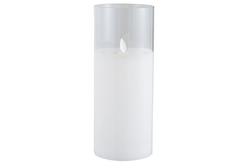 J-Line lamp Blinkend - glas - transparant - large - LED lichtjes