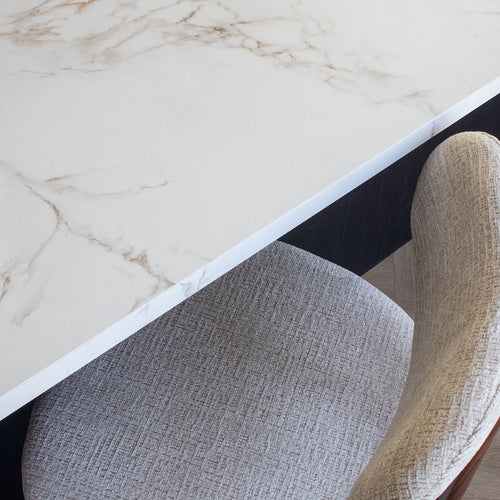 Giga Meubel Barkruk Noor - Stof/Metaal - Walnoot - Zithoogte 75cm - Set van 2 - vtwonen shop