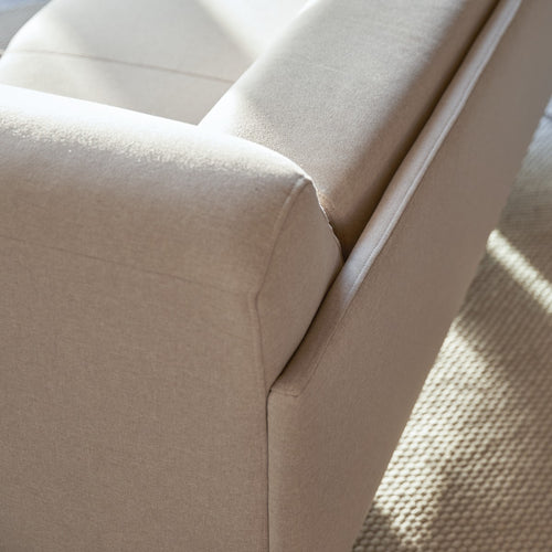 Tikamoon Hoekbank links in ecru stof 270 x 180 cm - Beige