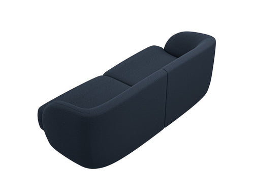 Micadoni Bank Miley 2-zits, boucle donkerblauw - 90x180x70cm