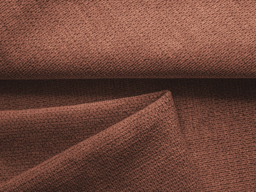 LaMiaSofa hoekbank rechts Palermo - chenille stof - gedempt roze - 207x148x86