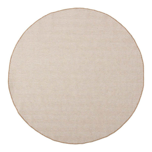 Interieur05 Rond Jute buitenkleed Naturel ZigZag