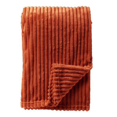 Dutch Decor - VOORDEELSET - 3-delig - Mart & Marthy - 2 sierkussens 45x45 cm - 1 plaid 140x180 cm - oranje - vtwonen shop