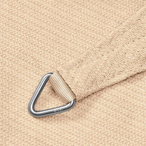 Platinum schaduwdoek Coolfit driehoek 90° gebroken wit 5.0x5.0x7.1m - vtwonen shop