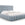 Cosmopolitan Design Opbergbed met hoofdeinde Bali 140x200cm, flueel, zwart - 230x165x125cm