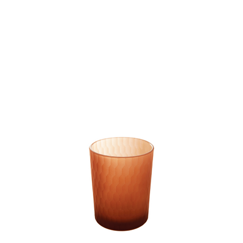 Sia Deco Decoratief Windlicht - glas - oranje - H12 - vtwonen shop