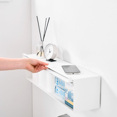 Yamazaki Tower Opbergvak wandmontage - Wit - vtwonen shop