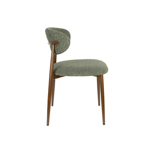 Housecraft Living Noor Eetkamerstoelen Groen - Set van 6