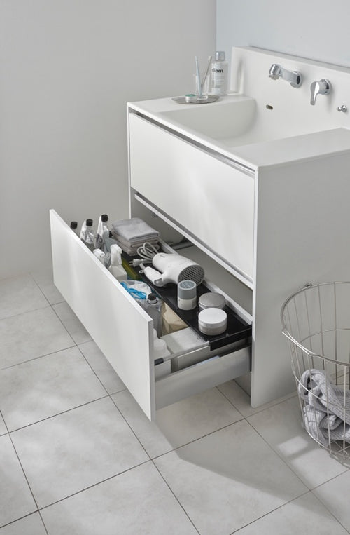 Yamazaki Uitschuifbare Lade Plank - Tower - Zwart - vtwonen shop