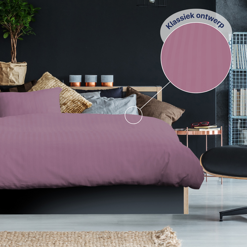 Ten Cate dekbedovertrek - 100% katoensatijn - paars - 240x200/220 - vtwonen shop