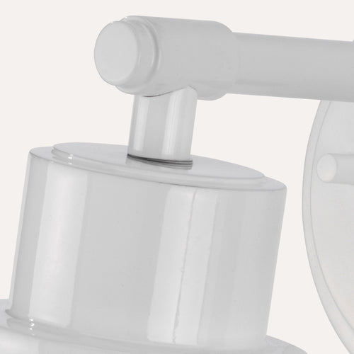 Elstead Morvah - 1 Lichts Wandlamp Buiten Wit IP44, E27