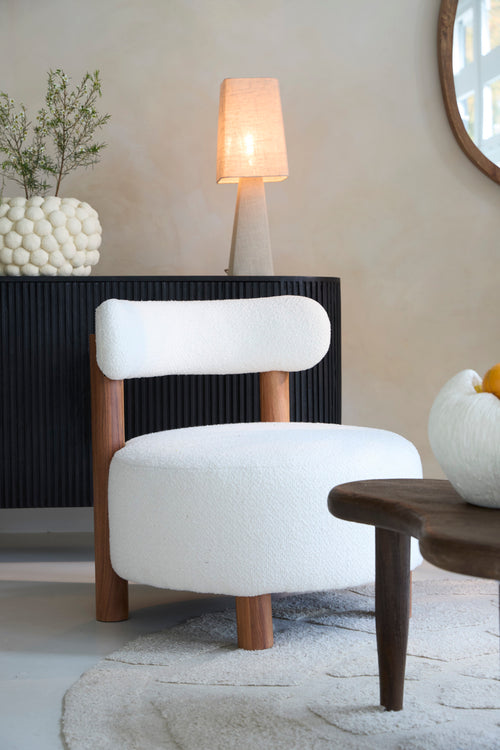 Light & Living stoel FERENTINO - Ø74x74cm - bruin - vtwonen shop