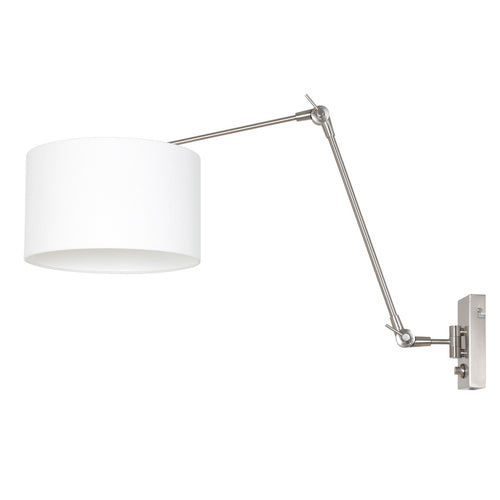 Steinhauer wandlamp prestige - 1 lichts - 90x 50 cm - mat chroom wit - vtwonen shop